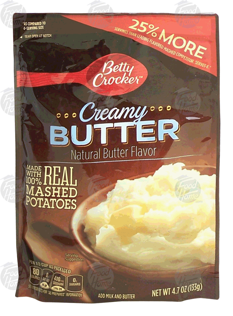 Betty Crocker  creamy butter mashed potatoes dry mix, you add milk & butter Full-Size Picture